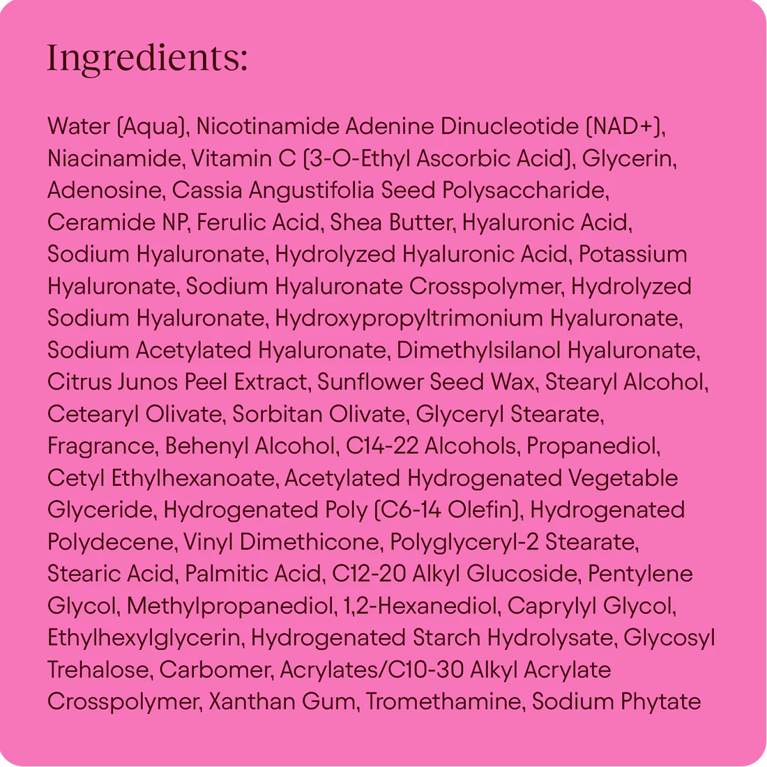 Anti-Aging Moisturizing Cream